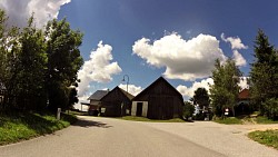 Obrázek z trasy Z Nové Bystřice Rakouskem a zaniklými vesnicemi