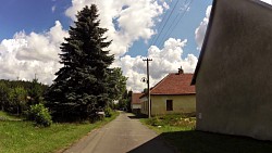 Obrázek z trasy Z Nové Bystřice k nejsevernějšímu bodu Rakouska
