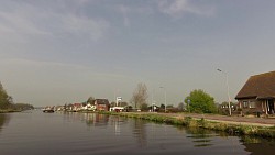 Bilder aus der Strecke Leiden - Haarlem, Route des Schiffes