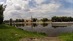 Bilder aus der Strecke Radweg rund um die Seen und Sanddünen aus Poděbrady zurück nach Poděbrady
