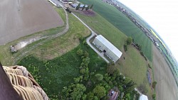 Obrázek z trasy Let balónem okolo Hradce Králové s Hembalónem