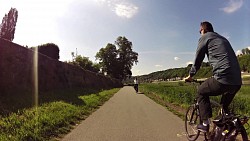 Obrázek z trasy Z Míšně do Drážďan po Labské cyklostezce