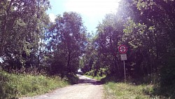 Bilder aus der Strecke Aus Nová Bystřice durch Österreich und ausgestorbene Dörfer