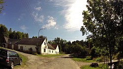 Obrázek z trasy Českou Kanadou z Nové Bystřice na hrad Landštejn