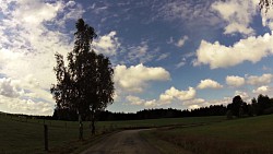 Bilder aus der Strecke Česká Kanada-aus Nová Bystřice zur Burg Landštejn