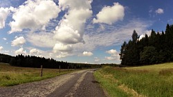 Bilder aus der Strecke Česká Kanada-aus Nová Bystřice zur Burg Landštejn