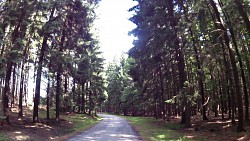 Bilder aus der Strecke Česká Kanada-aus Nová Bystřice zur Burg Landštejn