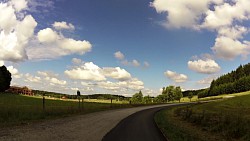 Bilder aus der Strecke Česká Kanada-aus Nová Bystřice zur Burg Landštejn