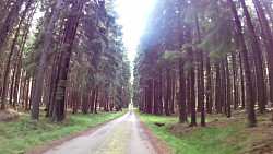 Bilder aus der Strecke Česká Kanada-aus Nová Bystřice zur Burg Landštejn