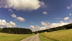 Bilder aus der Strecke Česká Kanada-aus Nová Bystřice zur Burg Landštejn