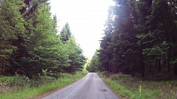 Obrázek z trasy Českou Kanadou z Nové Bystřice na hrad Landštejn