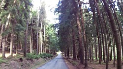 Bilder aus der Strecke Česká Kanada-aus Nová Bystřice zur Burg Landštejn