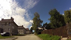 Obrázek z trasy Českou Kanadou z Nové Bystřice na hrad Landštejn