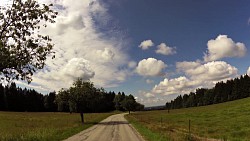 Bilder aus der Strecke Česká Kanada-aus Nová Bystřice zur Burg Landštejn