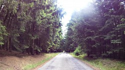 Bilder aus der Strecke Česká Kanada-aus Nová Bystřice zur Burg Landštejn