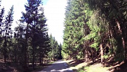 Obrázek z trasy Českou Kanadou z Nové Bystřice na hrad Landštejn