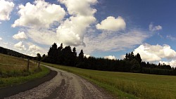 Bilder aus der Strecke Česká Kanada-aus Nová Bystřice zur Burg Landštejn