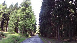 Bilder aus der Strecke Česká Kanada-aus Nová Bystřice zur Burg Landštejn