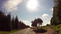 Bilder aus der Strecke Česká Kanada-aus Nová Bystřice zur Burg Landštejn