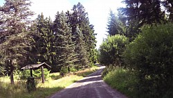 Bilder aus der Strecke Česká Kanada-aus Nová Bystřice zur Burg Landštejn