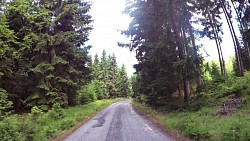 Bilder aus der Strecke Česká Kanada-aus Nová Bystřice zur Burg Landštejn