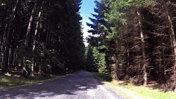 Bilder aus der Strecke Česká Kanada-aus Nová Bystřice zur Burg Landštejn