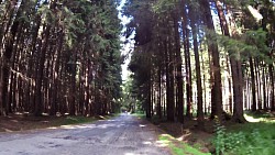 Bilder aus der Strecke Česká Kanada-aus Nová Bystřice zur Burg Landštejn