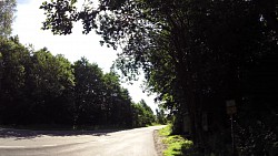 Obrázek z trasy Českou Kanadou z Nové Bystřice na hrad Landštejn