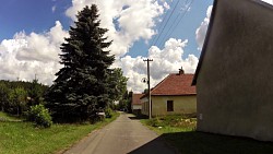 Bilder aus der Strecke Von Nová Bystřice aus zum nördlichsten Punkt Österreichs