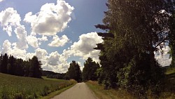 Bilder aus der Strecke Von Nová Bystřice aus zum nördlichsten Punkt Österreichs