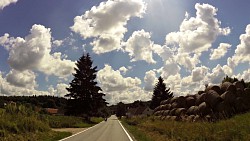 Bilder aus der Strecke Von Nová Bystřice aus zum nördlichsten Punkt Österreichs