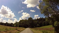 Bilder aus der Strecke Von Nová Bystřice aus zum nördlichsten Punkt Österreichs