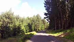 Bilder aus der Strecke Von Nová Bystřice aus zum nördlichsten Punkt Österreichs