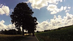 Bilder aus der Strecke Von Nová Bystřice aus zum nördlichsten Punkt Österreichs