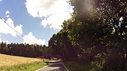 Bilder aus der Strecke Von Nová Bystřice aus zum nördlichsten Punkt Österreichs