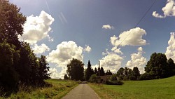 Bilder aus der Strecke Von Nová Bystřice aus zum nördlichsten Punkt Österreichs