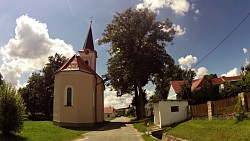 Bilder aus der Strecke Von Nová Bystřice aus zum nördlichsten Punkt Österreichs