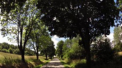 Bilder aus der Strecke Von Nová Bystřice aus zum nördlichsten Punkt Österreichs