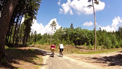 Bilder aus der Strecke Von Nová Bystřice aus zum nördlichsten Punkt Österreichs