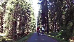 Bilder aus der Strecke Von Nová Bystřice aus zum nördlichsten Punkt Österreichs