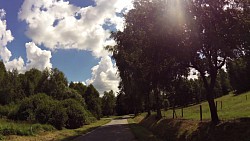 Bilder aus der Strecke Von Nová Bystřice aus zum nördlichsten Punkt Österreichs