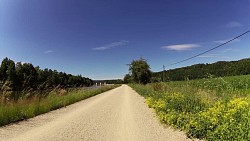 Obrázek z trasy České Budějovice - Hluboká nad Vltavou - cyklostezka po pravém břehu Vltavy