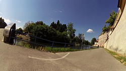 Obrázek z trasy České Budějovice - Hluboká nad Vltavou - cyklostezka po pravém břehu Vltavy