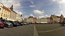 Imagen de ruta Video del paseo por el centro de la ciudad České Budějovice