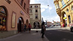 Imagen de ruta Video del paseo por el centro de la ciudad České Budějovice