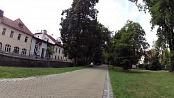 Imagen de ruta Video del paseo por el centro de la ciudad České Budějovice