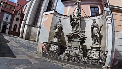 Imagen de ruta Video del paseo por el centro de la ciudad České Budějovice