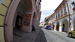 Imagen de ruta Video del paseo por el centro de la ciudad České Budějovice