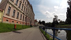 Imagen de ruta Video del paseo por el centro de la ciudad České Budějovice