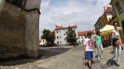 Imagen de ruta Video del paseo por el centro de la ciudad České Budějovice